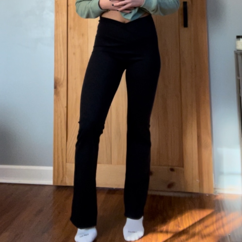 Asymmetrical Waist Yoga Pants